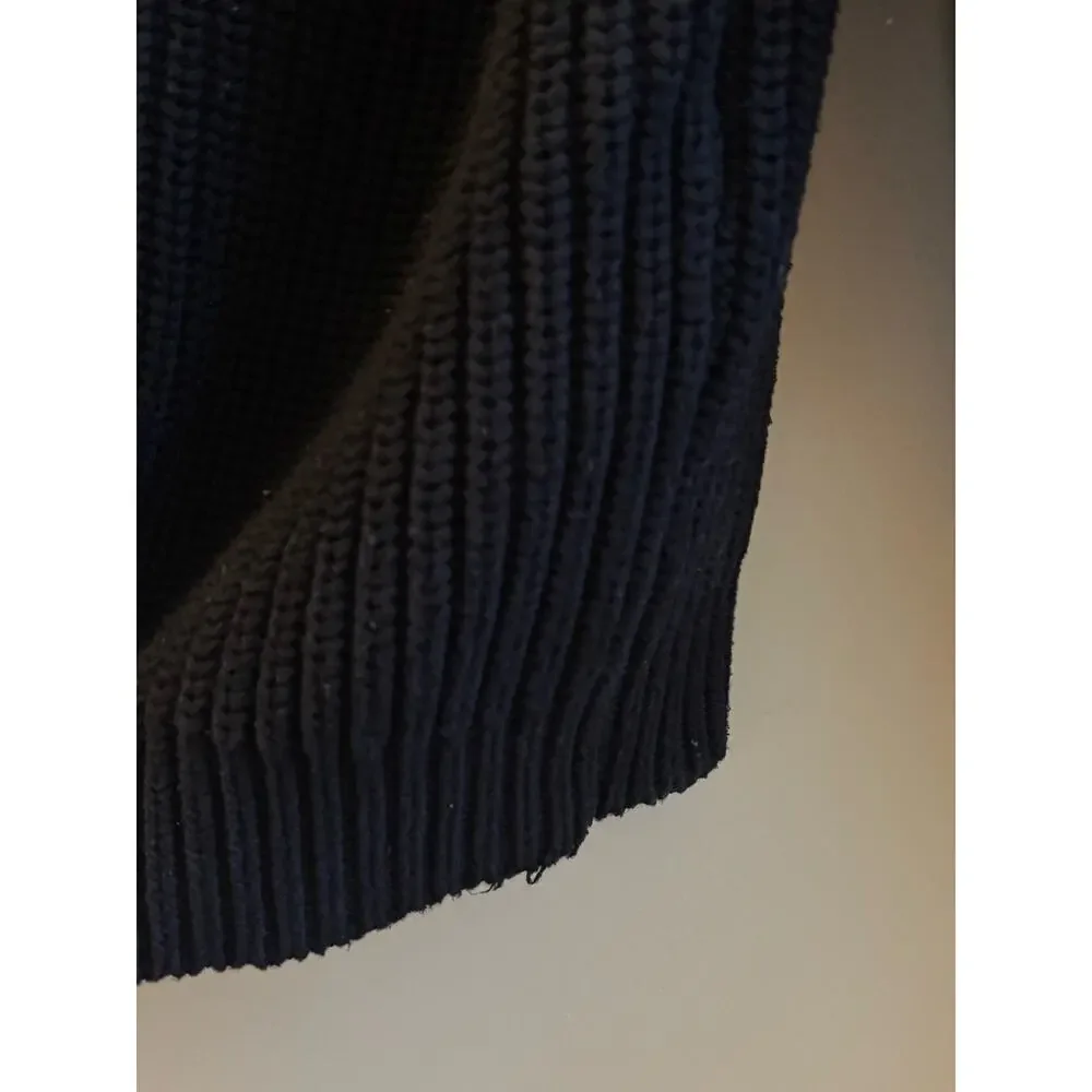 Tradlands Shelter Cotton Cardigan in Black - Picture 8 of 8